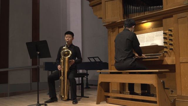 Do Not Reject Me in My Old Age by Pavel Chesnokov - Tubax (contrabass saxophone) and Organ смотреть онлайн