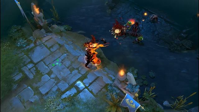 Demon Eater - attack animation - Shadow Fiend arcana - Dota 2 смотреть онлайн