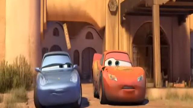 Cars- Lightning McQueen And Sally Carrera 