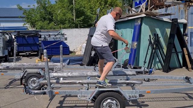 Прицеп лафет лодочный 5.30м. Лукашенко Вадим. Белая Церковь. 0672387170 смотреть онлайн