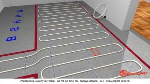 Схема подключения теплого пола (монтаж греющего кабеля). Установка теплого пола своими руками
