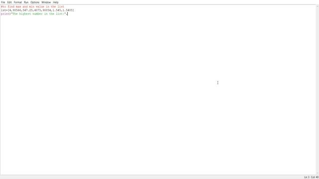Python Program To Find out the Maximum Value in List l Finding The Largest Number In List смотреть онлайн