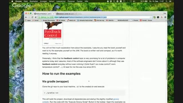 Feedback Control book examples in Java смотреть онлайн