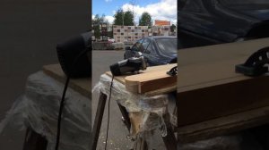 Фрезеровка полукруга на штакетнике для забора