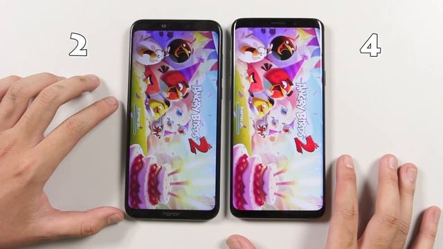 Speedtest Honor Play vs Samsung Galaxy S9 Plus: Kirin 970 (GPU Turbo) vs Exynos 9810 смотреть онлайн