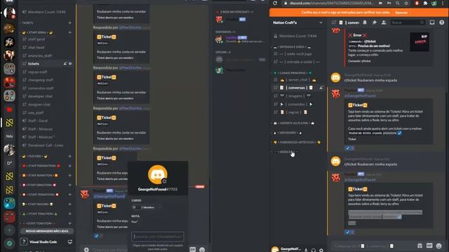 Bot Discord.js - Sistema de ticket v2 смотреть онлайн