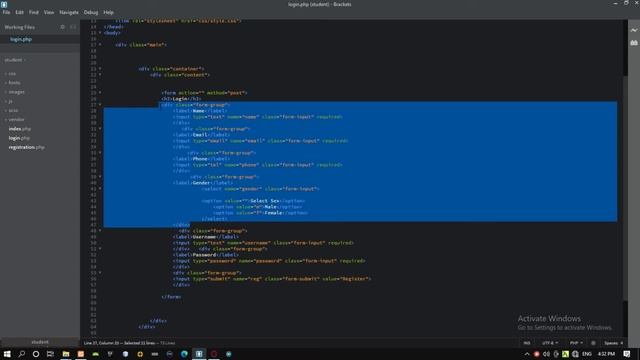 User Registration and Login Form with PHP and MySQL Tutorial 3 - Create Login Form смотреть онлайн