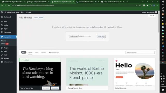 Elementor/WordPress: 3 methods to install plugins and themes - 2022 смотреть онлайн