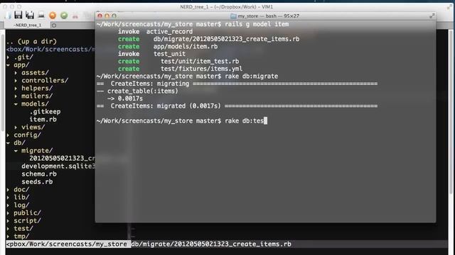 2 эпизод Научись Rails модели и миграции смотреть онлайн