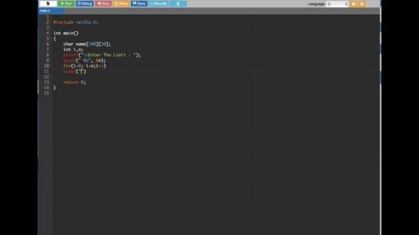 How To Store Multiple String Values In An Array Using C Programming