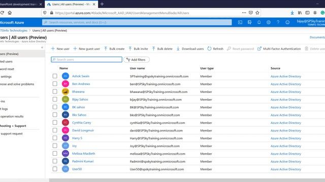 How to Create Bulk User Accounts in Azure Active Directory using PowerShell (from CSV File) смотреть онлайн