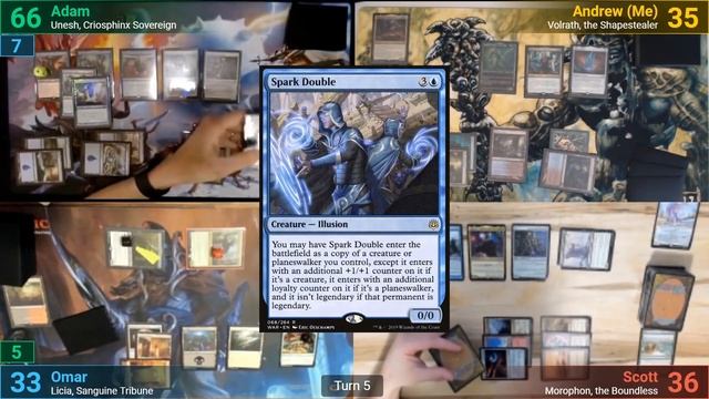 Morophon vs Volrath vs Unesh vs Licia EDH / CMDR game play for Magic: The Gathering смотреть онлайн