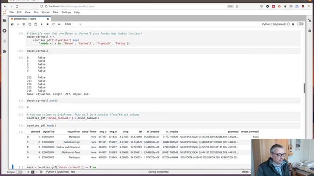 Geopandas (python 3.8) смотреть онлайн
