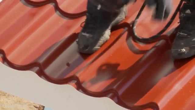 Установка металлочерепицы на двухскатную кровлю смотреть онлайн