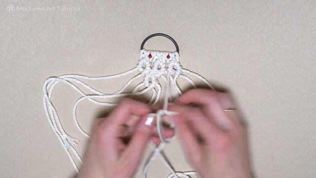 MACRAME DIAMOND PATTERN KEYCHAIN | DIY macrame | Easy macrame keychain for beginners смотреть онлайн