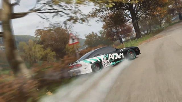 FORZA HORIZON 4. NISSAN 240SX SE. DRIFT 4K смотреть онлайн