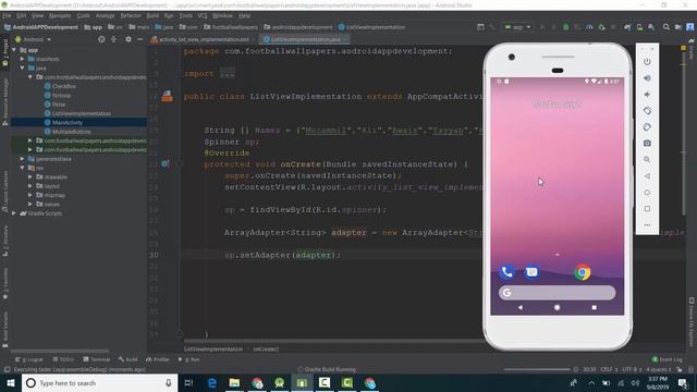 How TO USE SPINNER In Android Studio - Android APP Development Series 2019 смотреть онлайн