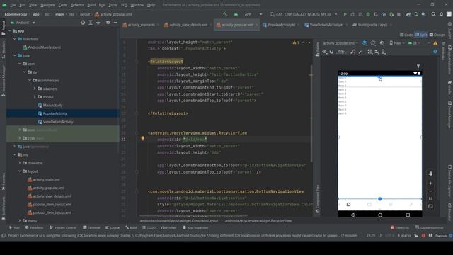 Creating an Ecommerce UI in Android Studio using Figma ready-made designs смотреть онлайн