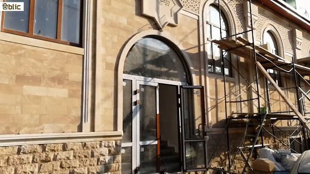 Облицовка фасада Мечети 21.11.2019 в г.Махачкала смотреть онлайн