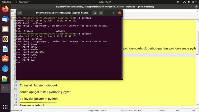 How to install Python Libraries in Ubuntu 20.04 смотреть онлайн