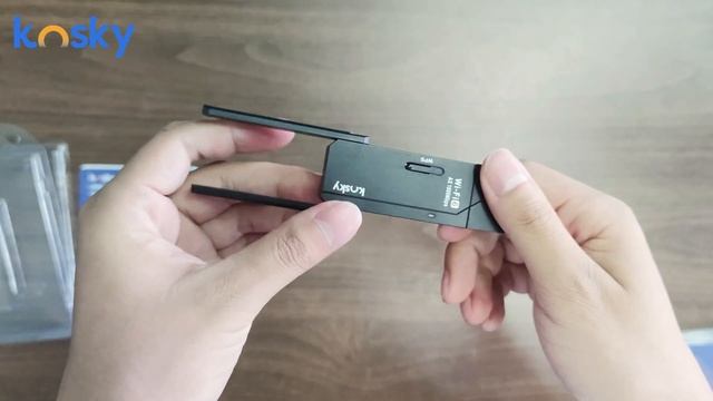 Kosky’s KS-WA1800 (Wi-Fi 6 1800 Mbps dual band wireless adapter) open box video. смотреть онлайн