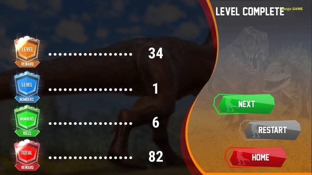 wild animal games offline 2021 - Dino City Attack Simulator #1 - Android Gameplay смотреть онлайн