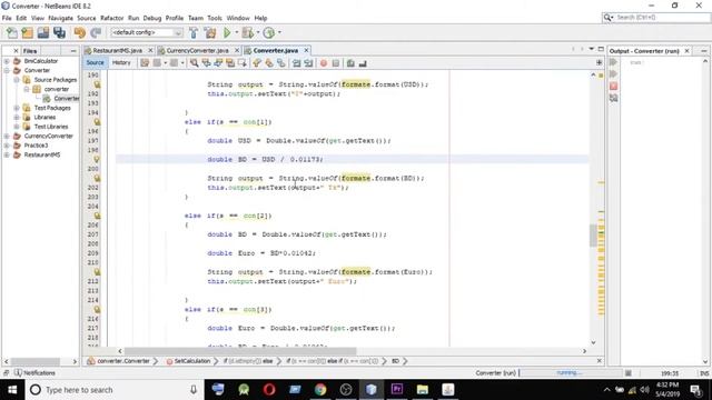 Currency Converter in Java using NetBeans in Bangla tutorial Part-2 смотреть онлайн