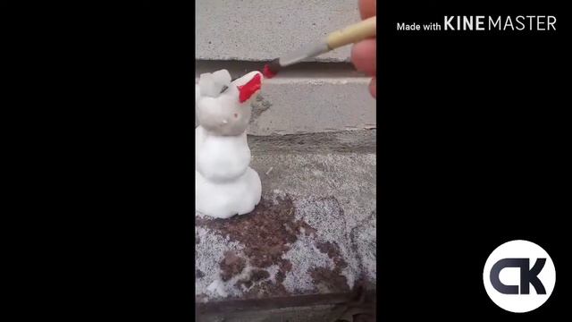 #slivkishow☃️ #100кзаснеговика⛄ Самый маленький снеговик Приннивайз для Сливки шоу 2020 года ❄️ смотреть онлайн