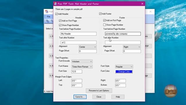 06. Add Header and Footer wth PDFill PDF Tools смотреть онлайн