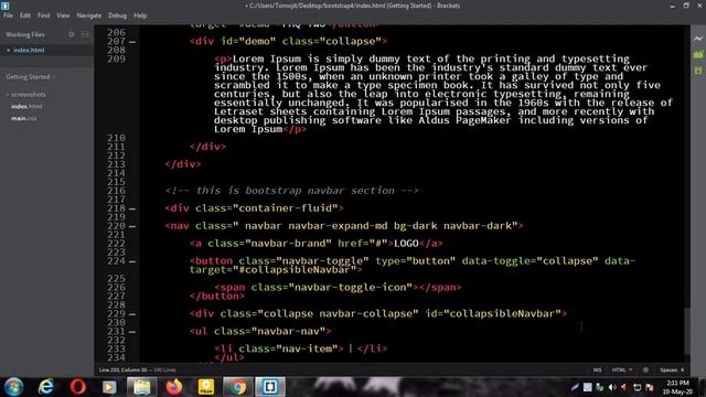 HOW TO CREATE CUSTOM COLLAPSE NAVBAR IN BOOTSTRAP 4 (2020) | YOU CAN CREATE RESPONSIVE NAVBAR смотреть онлайн