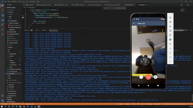 Flutter WebRTC integration | AgoraRTC | Video conferencing Flutter App смотреть онлайн