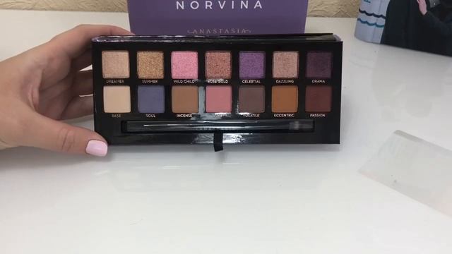 Обзор Anastasia Beverly Hills Norvina палетка теней/ сравнение с другими палетками ABH смотреть онлайн