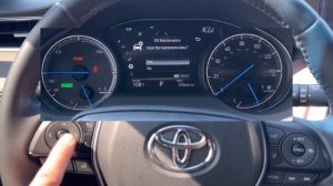 2021 - 2023 Toyota Venza Oil Maintenance Reset / How to reset Oil life