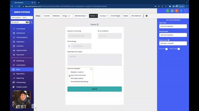 Form Builder Tutorial for GoHighLevel! How to Build Forms with HighLevel and SaaS! смотреть онлайн