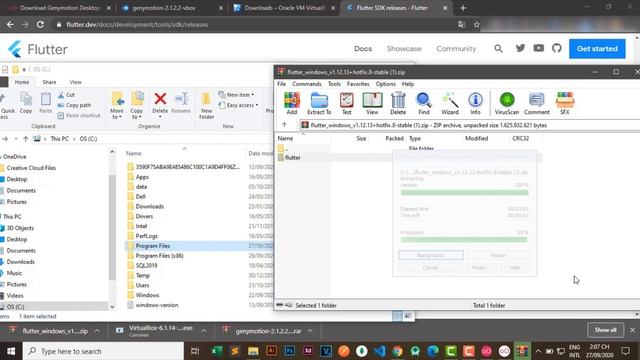 How to install Flutter with Genymotion Emulator on Windows [Work fast 2021] смотреть онлайн