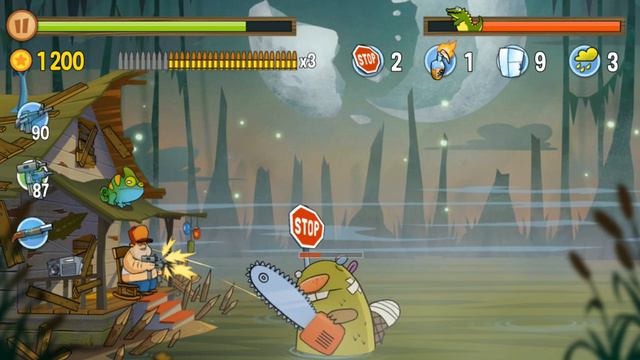 ХОДЯЧИЙ СТВОЛ \ 3 ГЛАВА - ЗАЩИЩАЙ БОЛОТО \ Swamp Attack смотреть онлайн