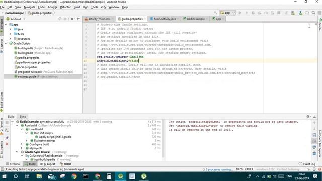 Aapt2 process unexpectedly exit- Fixed Error In Android Studio смотреть онлайн