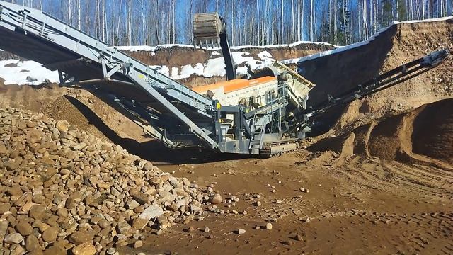 Мобильный грохот Metso смотреть онлайн