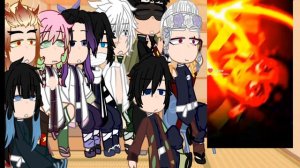 |•Реакция столпов/хаширо на Танжиро Камадо•|