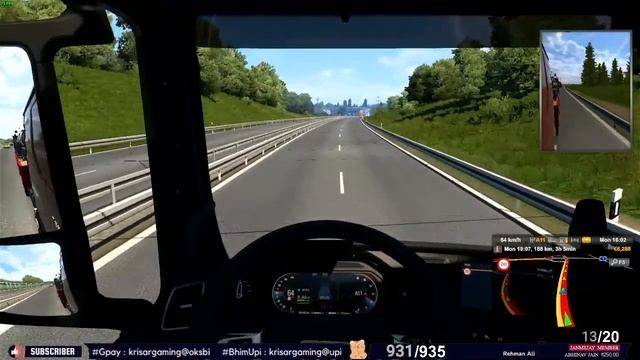 CartoonOfi ka badi gadi paheli bar chalayege Truck wala bhar?| Euro Truck Simulator 2| KriSar Gamin смотреть онлайн