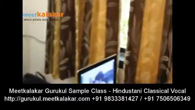 Meetkalakar Gurukul - Sample class for Hindustani classical vocal смотреть онлайн