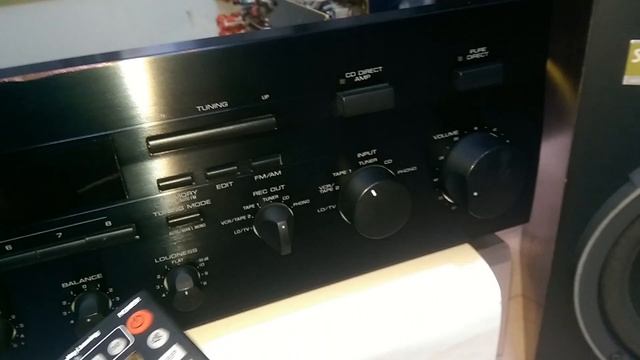 ( Đã bán) Receiver Yamaha RX-596 : Phay Nhôm - Fm 108 - Giá 1t8 смотреть онлайн