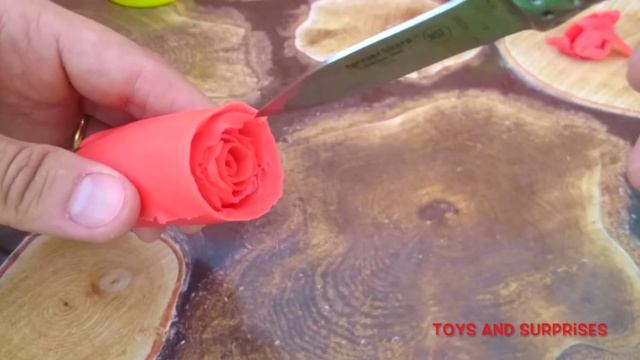 PLAY-DOH Rose - как сделать розы из пластилина смотреть онлайн
