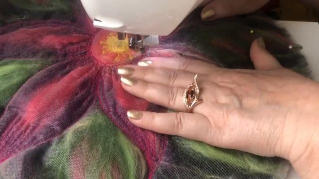 Рисуем шерстью. Стегаем. Вышиваем/ draw with wool / Крейзи вуул/ crazy wool / Кардиган своими рукам смотреть онлайн