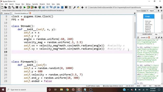 Firework Simulator | PyGame Projects смотреть онлайн