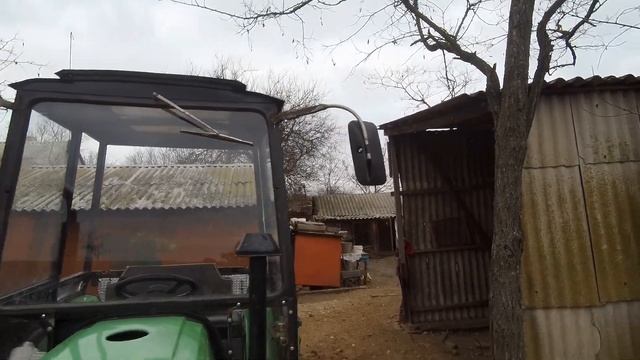 Крепление зеркал на самодельную кабину минитрактора. смотреть онлайн