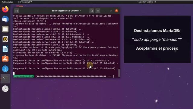 ❌ DESINSTALAR MARIADB Ubuntu смотреть онлайн
