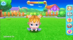 Играем в игру мультик для девочек/Ухаживаем за малышкой Беби Босс, Утренний Прием у Врача/Зырики Т