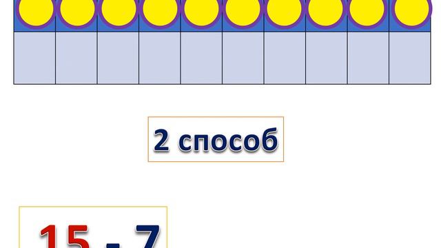 113 Вычитание чисел 7, 8, 9 смотреть онлайн