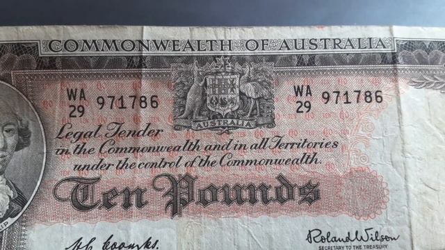 Australia 10 pound banknote смотреть онлайн